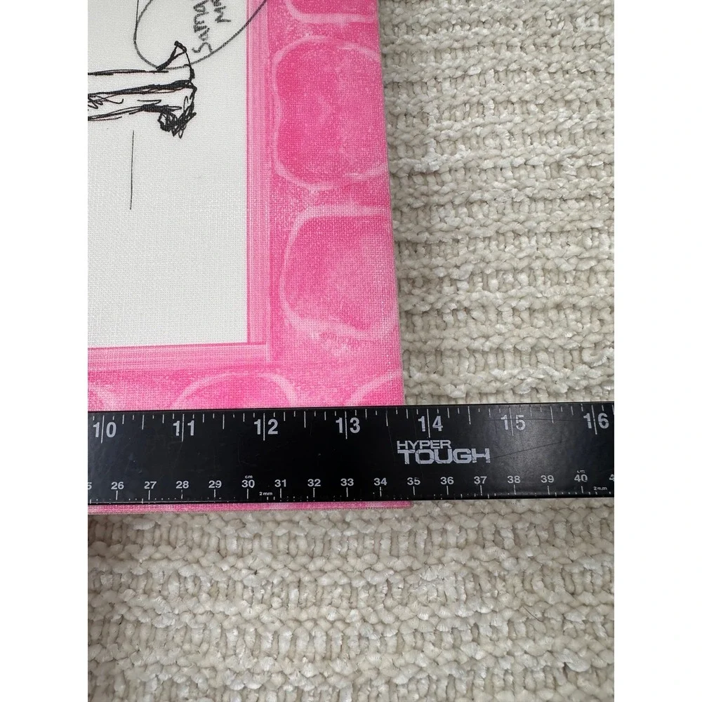 Samantha Mazza Ballerina Canvas Art Set 2 Pink Whimsical‎ Girls Nursery Decor
